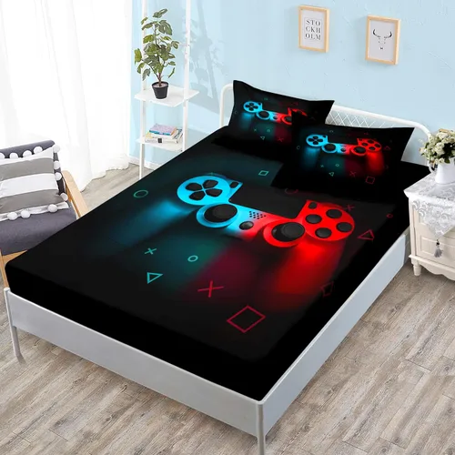 Miniatura 19 de HOSIMA Juego de ropa de cama, sábanas de microfibra de bolsillo profundo tamaño Queen de 61"×81" con 2 fundas de almohada, ropa de cama