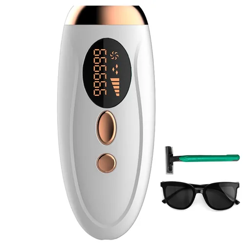 At-Home - Dispositivo de depilación láser IPL para mujeres y hombres, depilación permanente, 999,999 parpadeos, removedor de vello sin dolor en