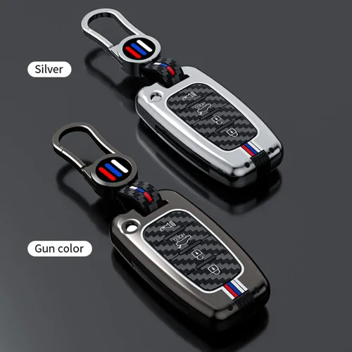 Miniatura 5 de Funda de aleación de zinc compatible con Hyundai Elantra GT Genesis Coupe Sonata Veloster Tucson Kia Optima Rio Forte Koup Soul Sportage Gris