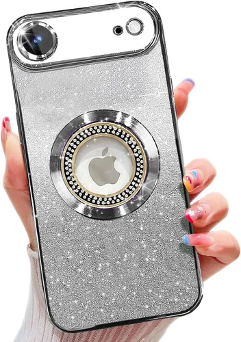 Miniatura 390 de Misscase Funda magnética con purpurina para iPhone 11 compatible con MagSafe, protección completa, delgada, a prueba de golpes, antiarañazos
