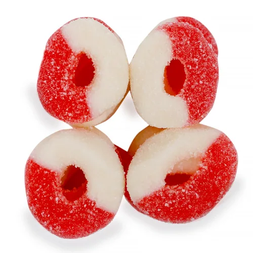 Miniatura 12 de Smarty Stop Gummy Ring Candy - Gomitas comestibles masticables con sabor a fruta (frambuesa azul, 1 libra (paquete de 1))