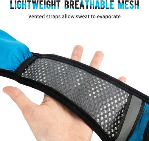 Miniatura 5 de Mochila de hidratación Mochila de agua para correr con vejiga de hidratación de 2L, paquetes de chaleco de hidratación de ciclismo aislado