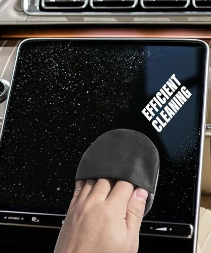 Miniatura 3 de RACOONA Limpiador de pantalla de automóvil, toallitas de tela de limpieza de pantalla, accesorios de automóvil, limpiador de pantalla táctil