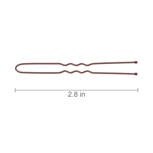 Miniatura 2 de Horquillas para el cabello en forma de U de 2.8 pulgadas para mujeres y niñas, pasador de pelo largo para peinados de moño seguros, 100