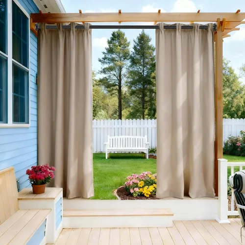 Miniatura 2 de Barra de cortina de tensión de 51 a 166 pulgadas (4.25 a 13.83 pies), barra de tensión extra larga para ventana de patio, barra de ducha de resorte