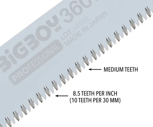 Miniatura 3 de Silky Sierra plegable profesional BIGBOY 14.173 in dientes medianos (350-36)