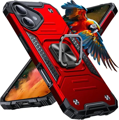 Miniatura 73 de Anqrp Funda resistente para iPhone 6/7/8/SE/SE2 con soporte de anillo mejorado y agarre, grado militar, a prueba de golpes, resistente y robusta