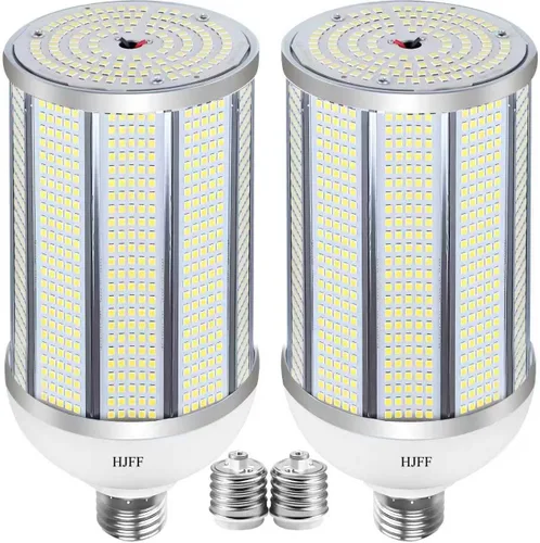 Miniatura 8 de HJFF Bombilla LED equivalente a 500 W, 8750 lúmenes, 60 W, 6000 K, luz blanca fría E26/E27, base media, bombilla de maíz para exteriores