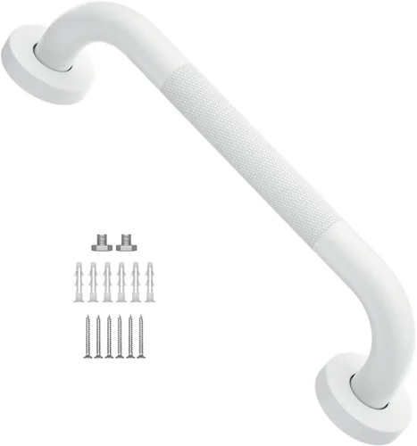 Miniatura 34 de Barra de agarre antideslizante de 12 pulgadas para ducha, Munzong, barra de baño de acero inoxidable, barra de equilibrio de baño satinada