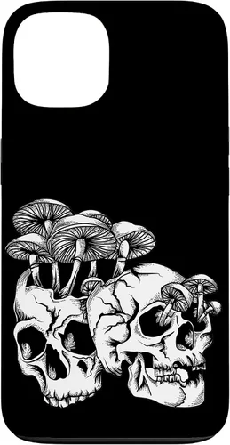 Miniatura 7 de Skull Goth Gothic Occult Emo Satanic Mushroom Skeleton Case for iPhone 17