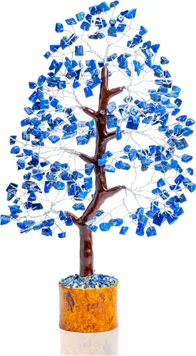 Miniatura 36 de Crocon Árbol de la vida de cristal de cuarzo transparente, chakra para energía positiva, decoración de Feng Shui, árbol bonsái de dinero con piedras