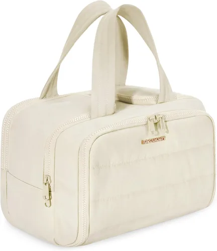 Miniatura 24 de BAGSMART Bolsa de Aseo de Viaje, Bolsa de Aseo Resistente para Mujeres, Bolsas de Aseo Ampliamente Abiertas y Esponjosas para Viajar, Organizador