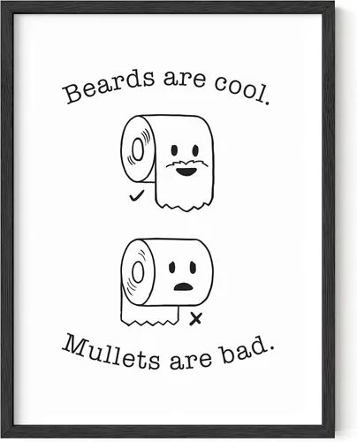 Miniatura 184 de HAUS AND HUES Funny Butts Collage - Póster artístico para decoración de baño, 12 x 16 pulgadas, sin marco