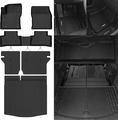 Miniatura 87 de Alfombrillas de piso Naibeve para Ford Edge 2015 2016 2017 2018 2019 2020 2021 2022 2023 2024 2025 - Ajuste personalizado para todo clima