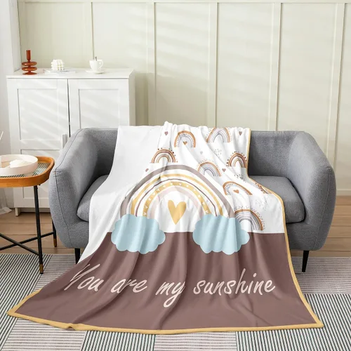Miniatura 19 de Lake House Flannel Blanket,Hand Drawn Lake Mountain Scenery Fleece Blankets for Kids Girls Boys Adult Room Decor,Rustic Farmhouse Blankets Lake
