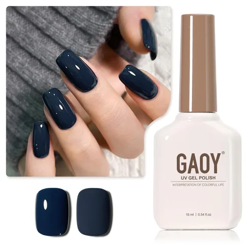 Miniatura 22 de GAOY - Esmalte de uñas de gel marrón, 16ml de esmalte de gel para quitar por remojo, curado con luz UV para arte de uñas, manicura DIY en casa, 2088