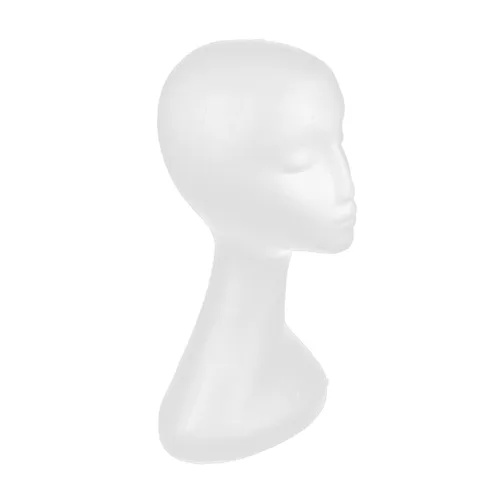 Miniatura 5 de Beavorty 2 unids gafas soporte de exhibición auriculares espuma maniquí cabeza maniquí cuerpo cuerpo humano modelo maniquí cabeza maniquí cabeza