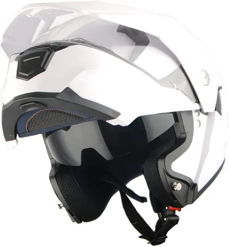 Miniatura 10 de 1Storm Nuevo Casco Modular de Cara Completa para Motocicleta con Doble Visera Abatible: HJK910 DSPORT