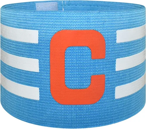 Miniatura 12 de Sports Captain C Arm Band for Team Training, Unisex Elastic Soccer Captain Armband Adjustable Outdoor Football Player Captain's ArmBands for Adult