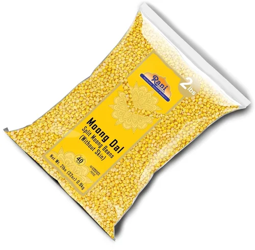 Miniatura 8 de Rani Moong Dal (frijoles mungos divididos sin piel) Lentejas indias 32 onzas (2 libras) 32.03 oz ~ Todo natural Apto para gluten Sin OMG