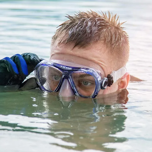 Miniatura 6 de Revo - Máscara de buceo de esnórquel con vista amplia: buceo, esnórquel, buceo libre y natación, 180 máscaras – Gafas de buceo antivaho con doble