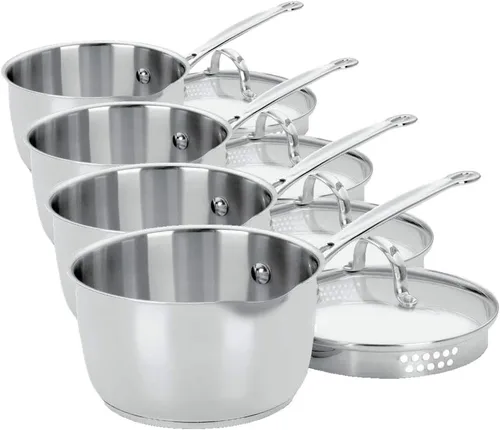 Miniatura 3 de Cuisinart 719-18P Chef's Classic - Cacerola de acero inoxidable de 2 cuartos con tapa, color plateado
