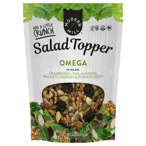 Miniatura 18 de Modern Mill Summer Symphony Aderezo para Ensalada Mixta de Gourmet Nut - Arándanos Rojos Secos, Arándanos Azules, Nueces Pecanas, Cerezas y Semillas
