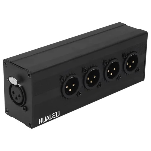 Miniatura 11 de Cable de audio divisor en Y de 3 pines, 3 pines, 1 hembra a 4 machos, cable de conexión paralela XLR de 4 vías, entrada única a cuatro salidas