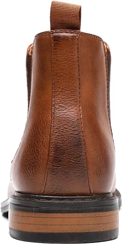 Miniatura 2 de DECARSDZ - Botas Chelsea para hombre, estilo casual, cómodas, sin cordones, botas de tobillo para hombre