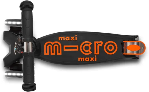 Miniatura 4 de Micro Kickboard – Maxi Deluxe LED – Monopatín pequeño de tres ruedas, inclinado a girar, diseño suizo para niños con ruedas con luces LED activadas
