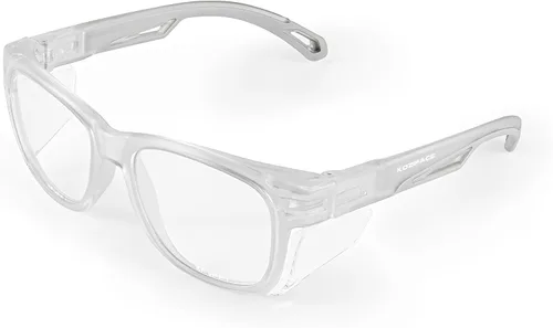 Miniatura 10 de KOZIFACE E52 - Gafas de seguridad antivaho ANSI Z87.1, protección ocular con protectores laterales, lente transparente, ligeras para el trabajo