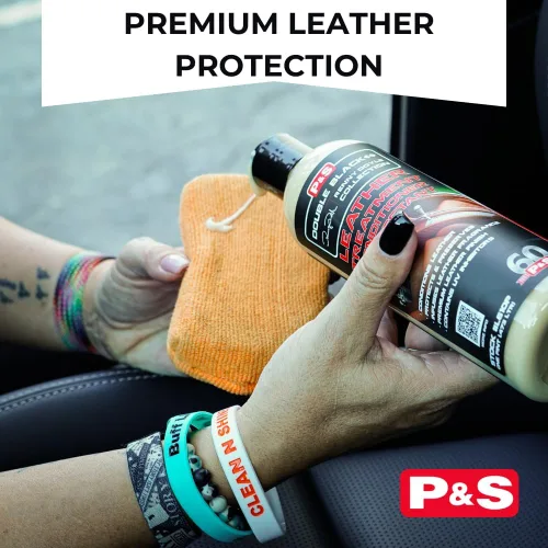 Miniatura 2 de P & S Professional Detail Products Acondicionador y protector de cuero de primera calidad - Revive y reacondiciona el cuero - Protección UV y aroma