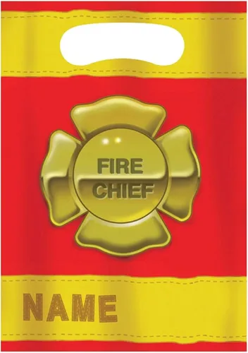 Miniatura 3 de Creative Converting 8 bolsas de botín de bomberos para fiestas