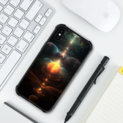 Miniatura 121 de DAIZAG Compatible con iPhone 13 Pro Max, Funda de TPU Protectora Anti-Arañazos Todo En Uno, Fundas para Hombre Mujer - Motivo de Madera Americana