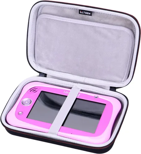 Miniatura 2 de LTGEM - Funda rígida para Leapfrog LeapPad Ultimate Ready para tablet, bolsa de almacenamiento protectora de viaje (negro y gris)