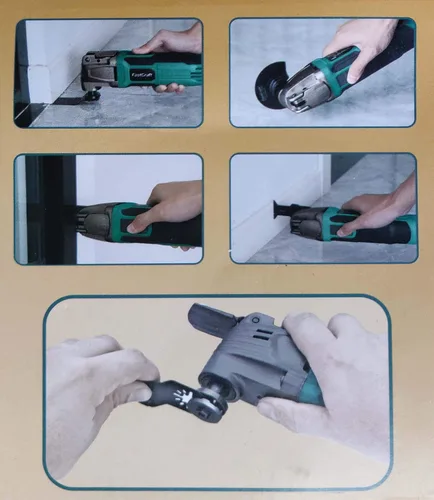 Miniatura 8 de Kit de herramientas oscilantes de 14 piezas PRO modelo 86225-1 con cable de 5.0 amperios de potencia máxima garantizada