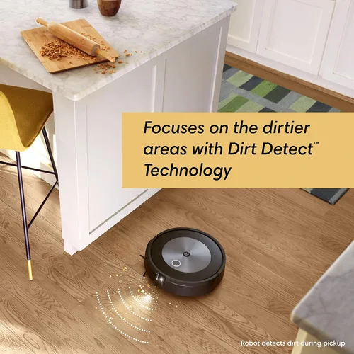 Miniatura 8 de iRobot Roomba J6+ Robot aspirador autovaciante – Identifica y evita residuos de mascotas y cables, se vacía hasta 60 días, mapeo inteligente