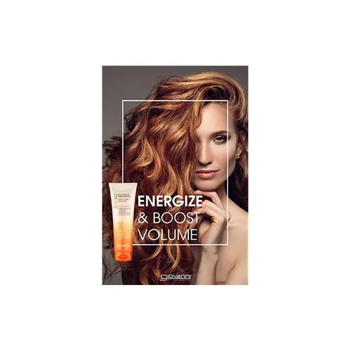Miniatura 5 de GIOVANNI 2chic Acondicionador de ultra volumen, fórmula voluminizadora diaria con papaya y mantequilla de mandarina, promueve el control sin