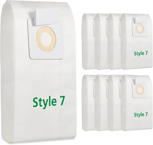 Paquete de 9 bolsas de aspiradora estilo 7 compatibles con aspiradoras verticales Bissell: PowerForce 1739 3522 3525 71Y7, PowerGlide 3545, Plus 9