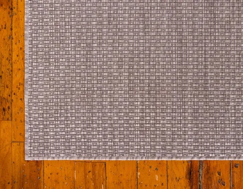 Miniatura 8 de Unique Loom Alfombra tradicional de color sólido, casual de interiores y exteriores, de tejido plano, alfombra color aguamarina 8'0 x 11'4) Beige