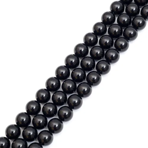 Miniatura 14 de Adabele 1 hebra AAA Grado 10mm Cuentas sueltas redondas de perla natural de concha de agua dulce Madreperla Nacre 38 cm (Perla Blanca) para hacer