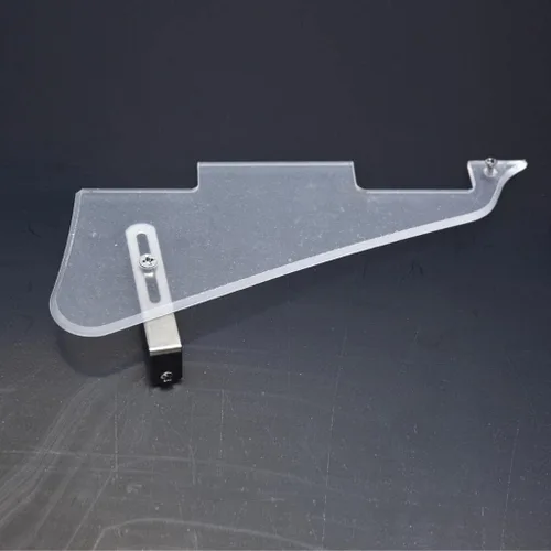 Miniatura 66 de Dopro Golpeador de guitarra LP y soporte de acero inoxidable LP con tornillos de montaje de acero negro para USA Les Paul Aged White