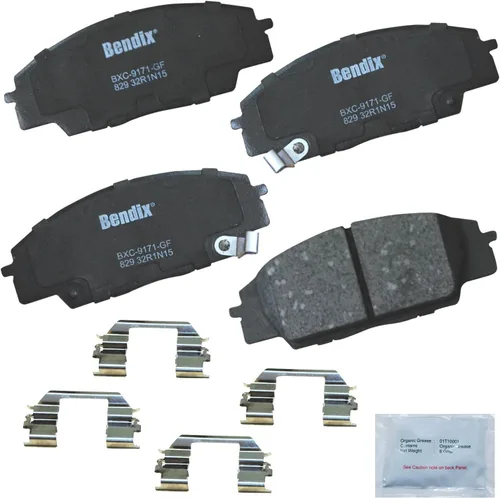 Miniatura 207 de Pastillas de freno delanteras cerámicas Bendix Priority1 CFC2302 para Hyundai Elantra 2021, Sonata 2022-2020, Kia K5 2023-2021