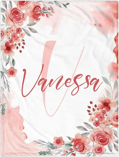 Miniatura 23 de Manta de Bebé Personalizada para Niñas, Manta de Bebé Personalizada con Nombre, Mantas Suaves y Acogedoras Personalizadas con Nombre para Niños