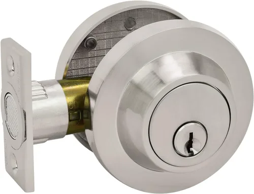 Miniatura 8 de Nuk3y Thor Series Slim Round Modern Contemporary (cerrojo de seguridad [cilindro único], negro mate)