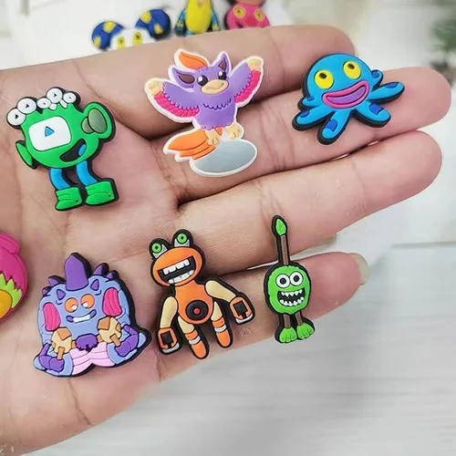 Miniatura 2 de Dijes para zapatos de juego, 15 unidades, diseño de monstruos
