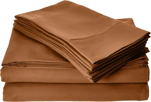 Miniatura 27 de Home Basics - Juego de sábanas de microfibra cepillada ultra suave de 4 piezas de 2.36 oz/m², hipoalergénico, individual, aguamarina