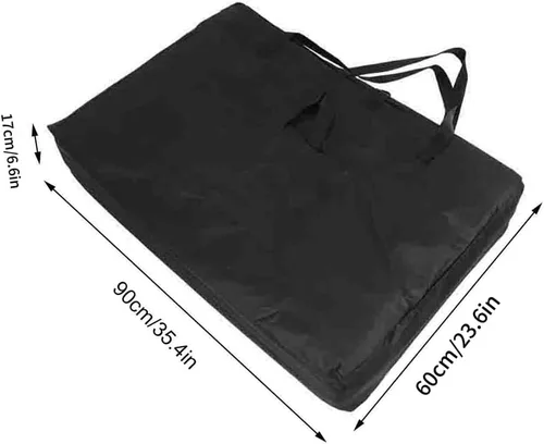 Keenso Bolsa de mesa de masaje, bolsa de transporte universal, para salón de belleza, spa, bolsa de hombro, mochila de 35.4 x 23.6 x 6.6 pulgadas