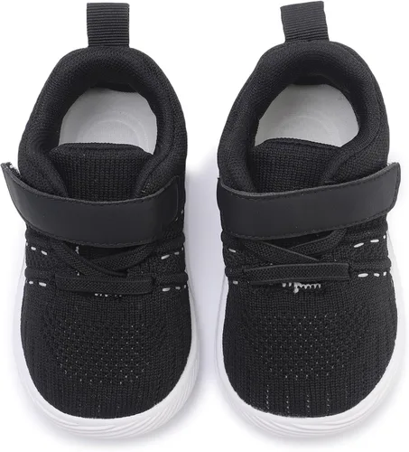 Miniatura 5 de iSusuJo Zapatos de bebé para niño y niña, zapatos para caminar sin cordones para bebés, zapatos para primeros pasos, 6, 9, 12, 15, 18, 24 meses