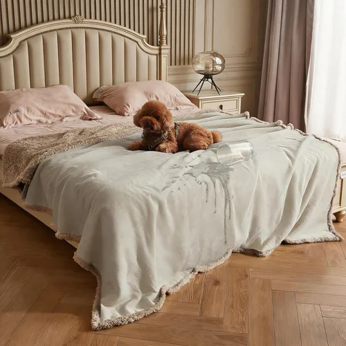 Miniatura 35 de Kritter Planet - Manta impermeable y a prueba de orina para perros grandes; manta suave, reversible y a prueba de líquidos para proteger el sofá